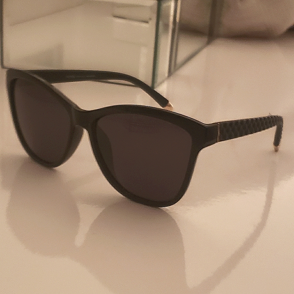 πBlack Polarized Cat Eye Sunglassesπ - Picture 1 of 4